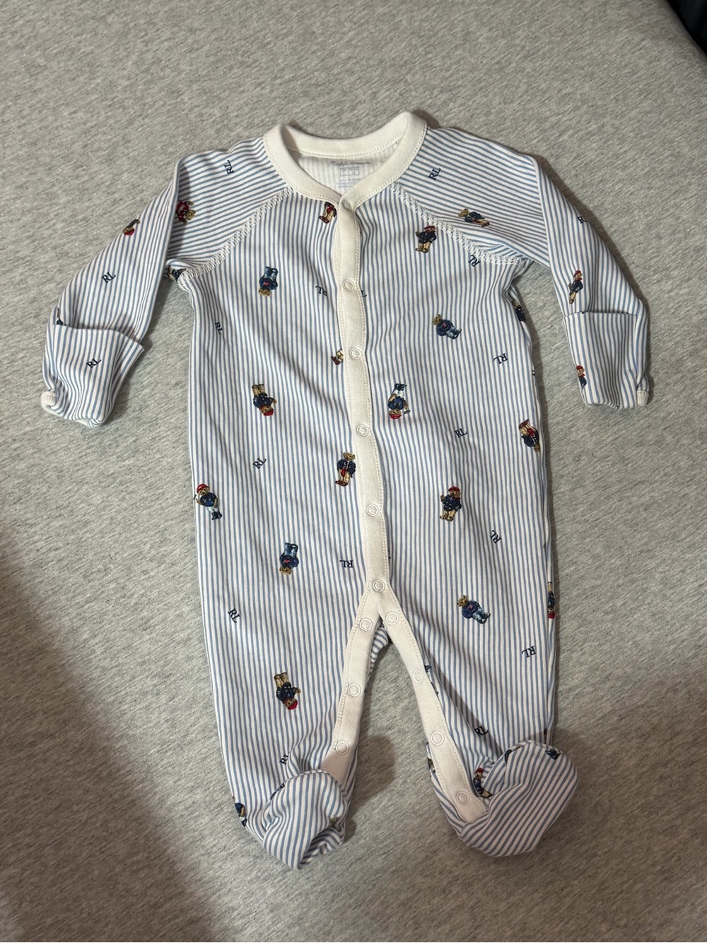 Ralph Lauren 3 month outfit sleeper